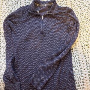 Smartwool Chevron Pattern Zip-Up Sweater